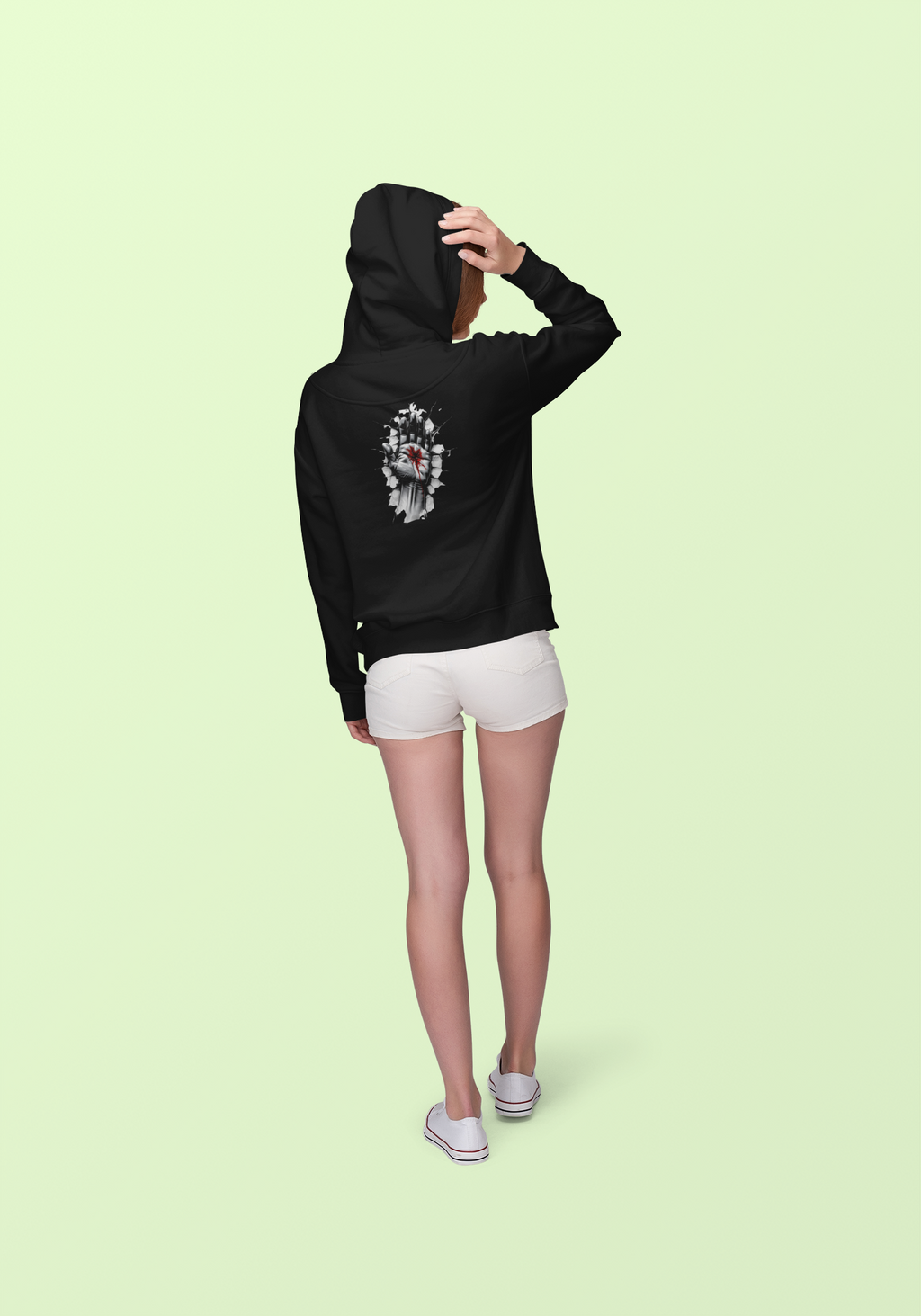 Shadow Hoodie 'Hand Piercing'