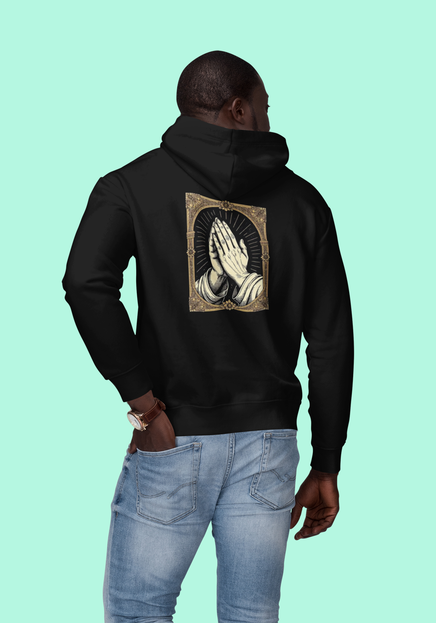 Shadow Hoodie 'Praying Hands'